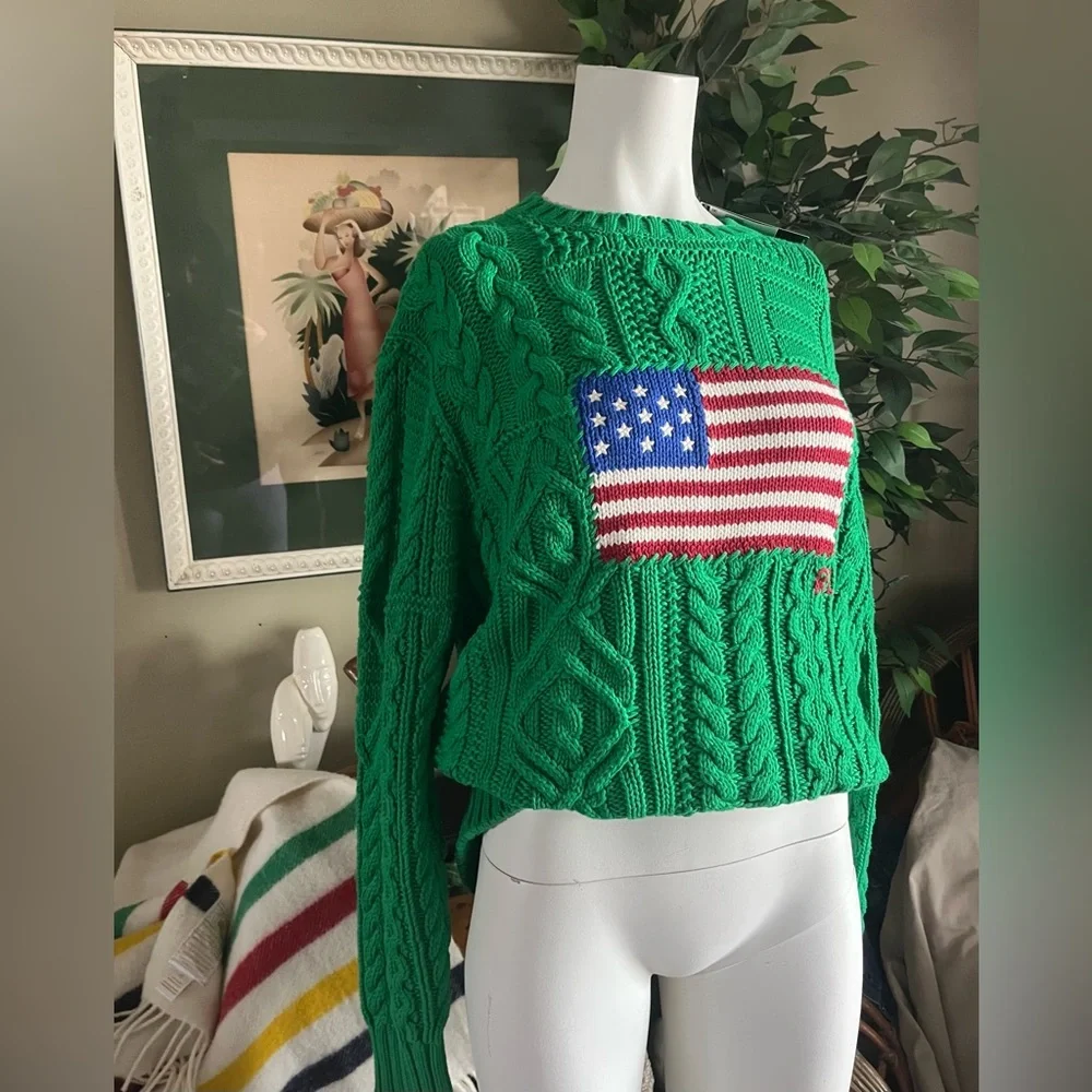 Polo Ralph Lauren Aran Cotton Sweater - Picture 15 of 15